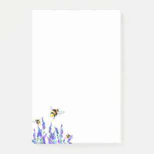 Spring Flowers and Bees Post-it Notes
