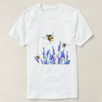 Spring Flowers and Bees T-Shirt