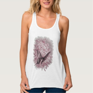 Spring Flowers and Butterflies Singlet