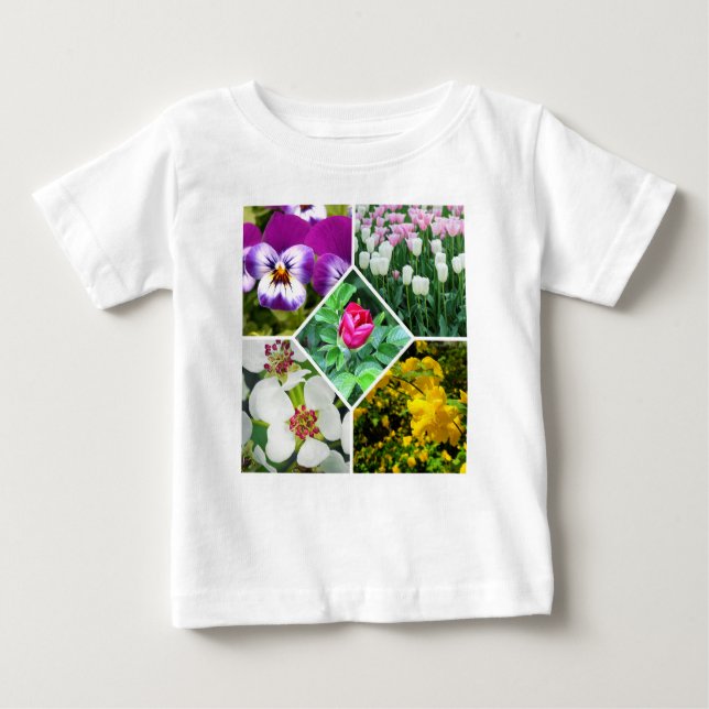 Spring Flowers Baby T-Shirt (Front)