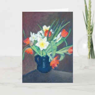 Spring Flowers Birthday Card