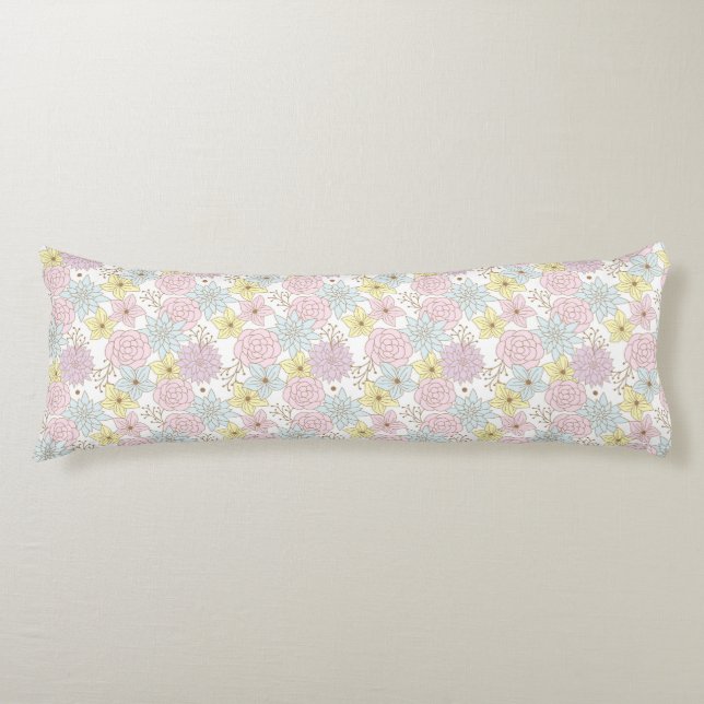 spring flowers body pillow (Front)