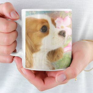 Spring Flowers Cavalier King Charles Spaniel Mug