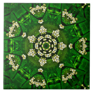 Spring Flowers Ceramic Tile