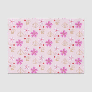 Spring Flowers Cherry Blossom Pink Blush Tissue Paper