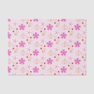 Spring Flowers Cherry Blossom Pink Blush Tissue Paper