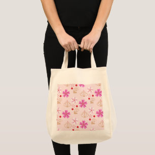 Spring Flowers Cherry Blossom Pink Blush Tote Bag