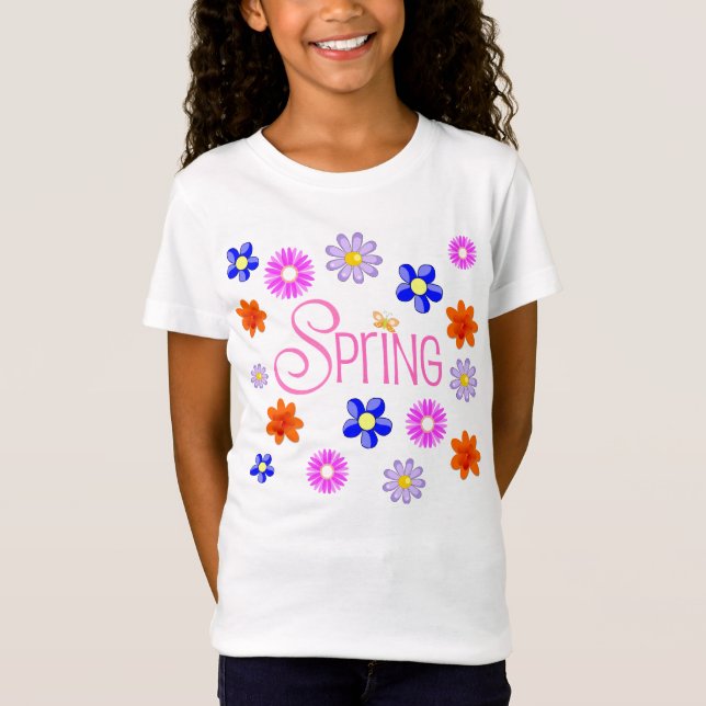 Spring Flowers Child's T-Shirt (Front)