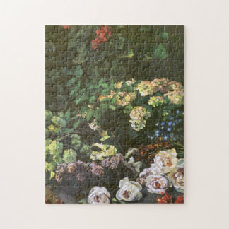 Spring Flowers Claude Monet Fine Art Jigsaw Puzzle