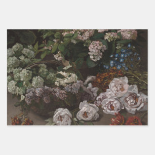 Spring Flowers - Claude Monet Wrapping Paper Sheet