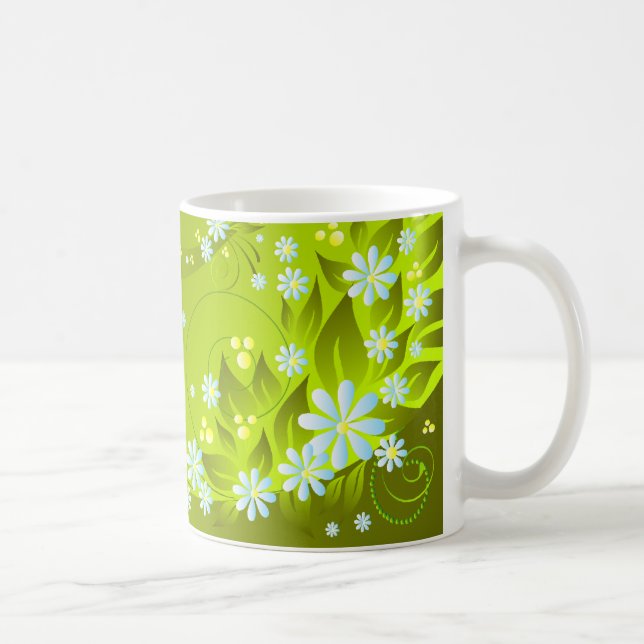 spring flowers coffee mug (Right)