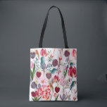 Spring Flowers Colourful Floral Pattern Tote Bag<br><div class="desc">This modern design features a colourful pattern of spring flowers.</div>