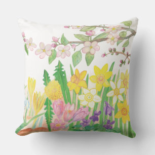 Spring Flowers   Cushion