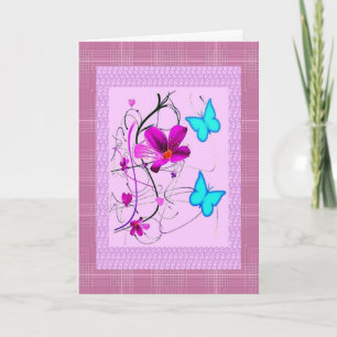 Spring Flowers - Easter Card