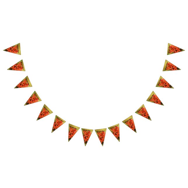 spring flowers, easter, spring, nature, orange bunting  (All)