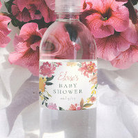 Spring Flowers Elegant Girl Baby Shower