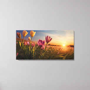 Spring flowers for Valentines day Canvas Print