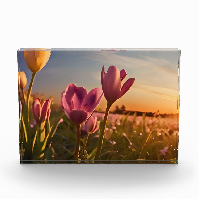 Spring flowers for Valentines day Photo Block (Front)