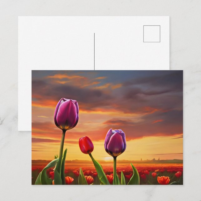 Spring flowers for Valentines day Postcard (Front/Back)
