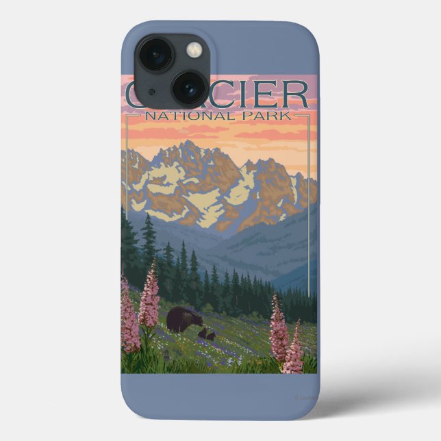 Spring Flowers - Glacier National Park, MT Case-Mate iPhone Case (Back)