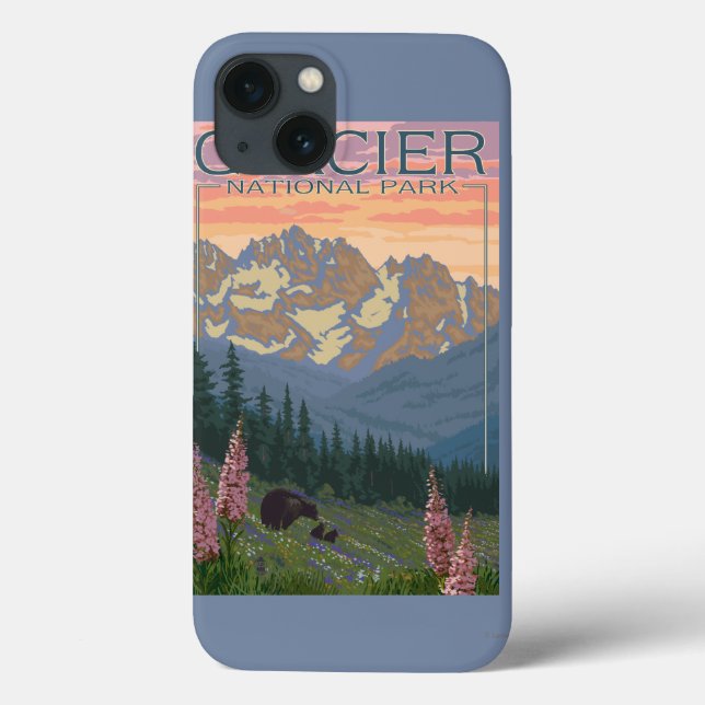 Spring Flowers - Glacier National Park, MT Case-Mate iPhone Case (Back)
