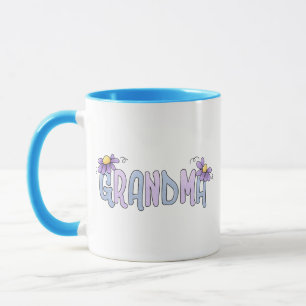 Spring Flowers Grandma Mug