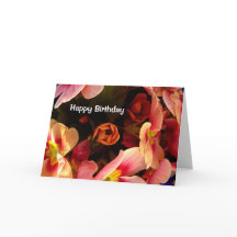 Spring Flowers Greeting Card -customise