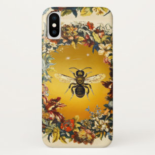 SPRING FLOWERS HONEY BEE / BEEKEEPER BEEKEEPING iPhone X CASE