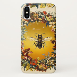 SPRING FLOWERS HONEY BEE / BEEKEEPER BEEKEEPING iPhone X CASE