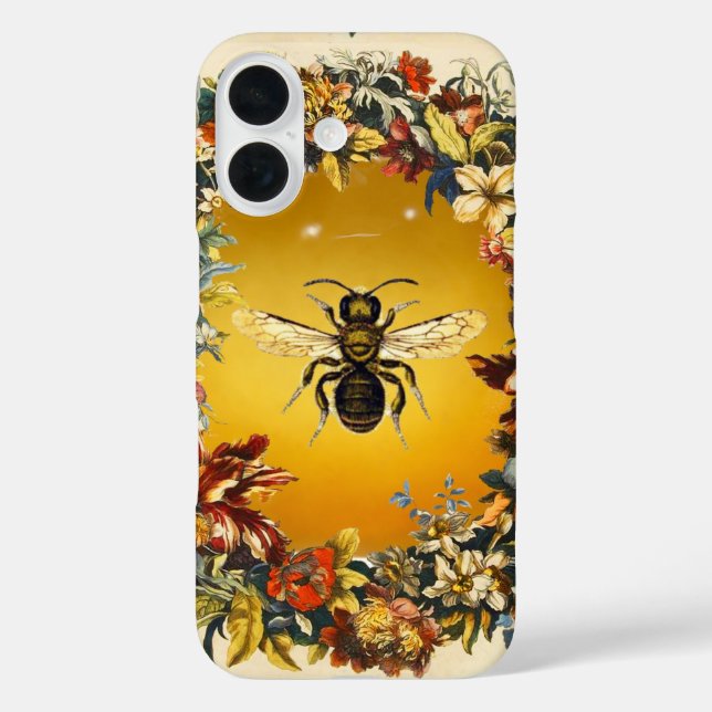 SPRING FLOWERS HONEY BEE / BEEKEEPER BEEKEEPING Case-Mate iPhone CASE (Back)