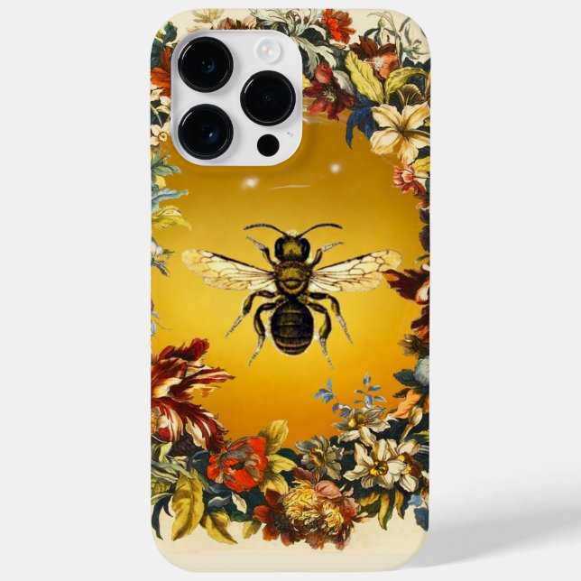 SPRING FLOWERS HONEY BEE / BEEKEEPER BEEKEEPING Case-Mate iPhone CASE (Back)