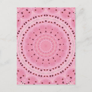 Spring Flowers Kaleidoscope Postcard