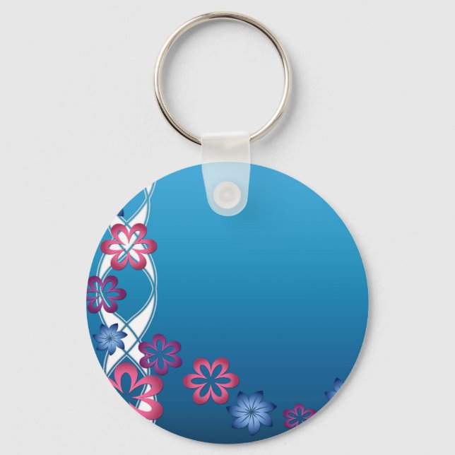 Spring Flowers Key Ring (Front)