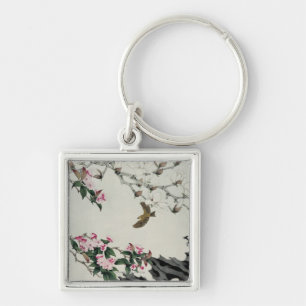 Spring Flowers Key Ring
