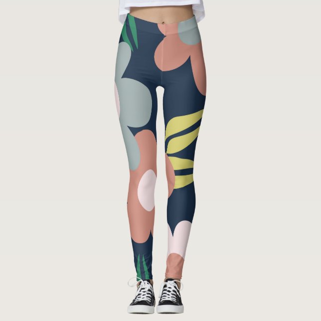 Spring flowers leggings (Front)
