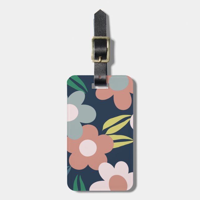 Spring flowers luggage tag (Front Vertical)