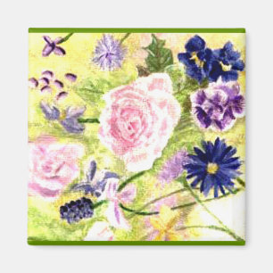 Spring Flowers Magnet