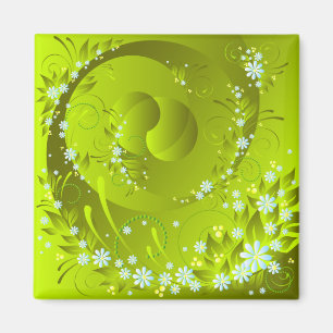 spring flowers magnet