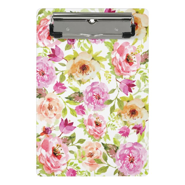 Spring Flowers Mini Clipboard (Front)
