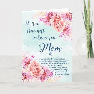 Spring Flowers Mother's Day Card