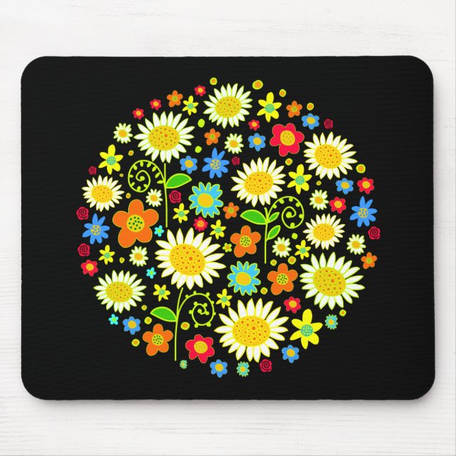 Spring Flowers Mouse Pad (Front)