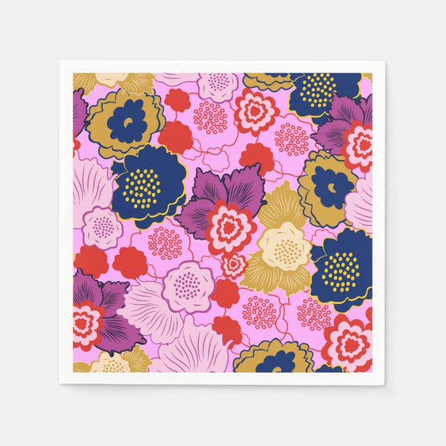 Spring Flowers Napkin (Front)