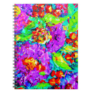 Spring Flowers Painting. Buy Now Notebook