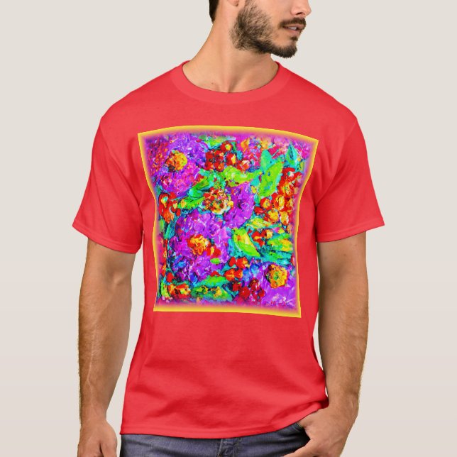 Spring Flowers Painting. Buy Now T-Shirt (Front)