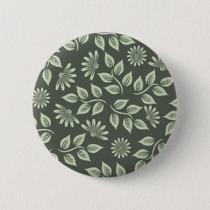 Spring Flowers Pattern 6 Cm Round Badge