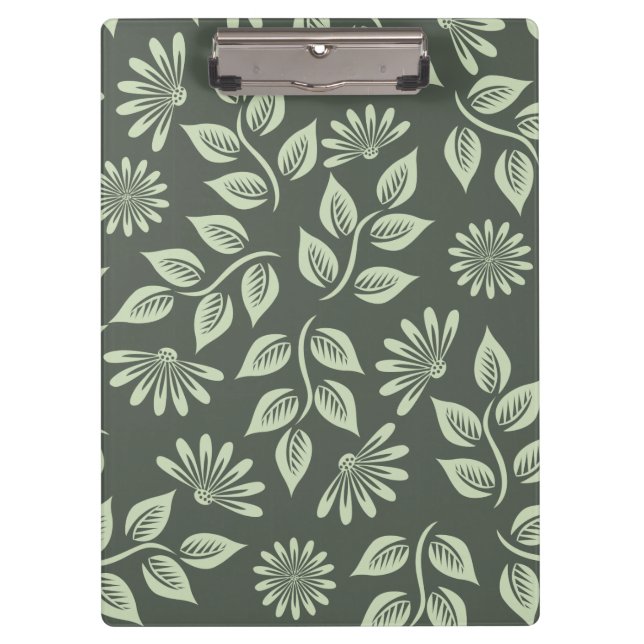 Spring Flowers Pattern Clipboard (Front)
