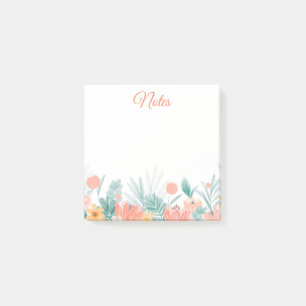 Spring Flowers Post-It Notes