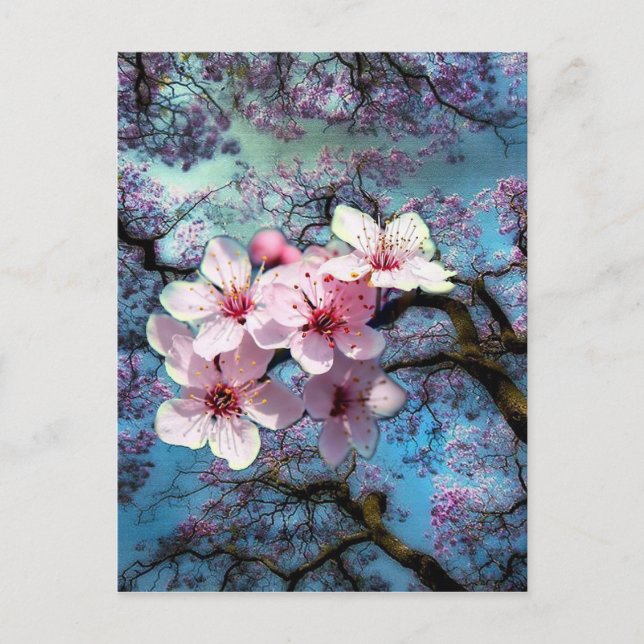 Spring flowers postcard (Front)