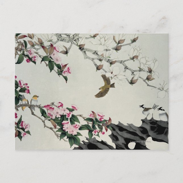 Spring Flowers Postcard (Front)