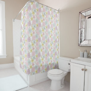 spring flowers shower curtain